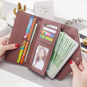 Style Envelope Designer Clutch Wallets For Women Hasp Pocket To Coin Card Holder Female Purses Long Wallet Ladies