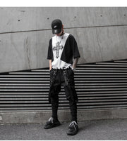 Spring and summer new style men China-Chic high street casual pants Fashion men dark night band work clothes sweatpants