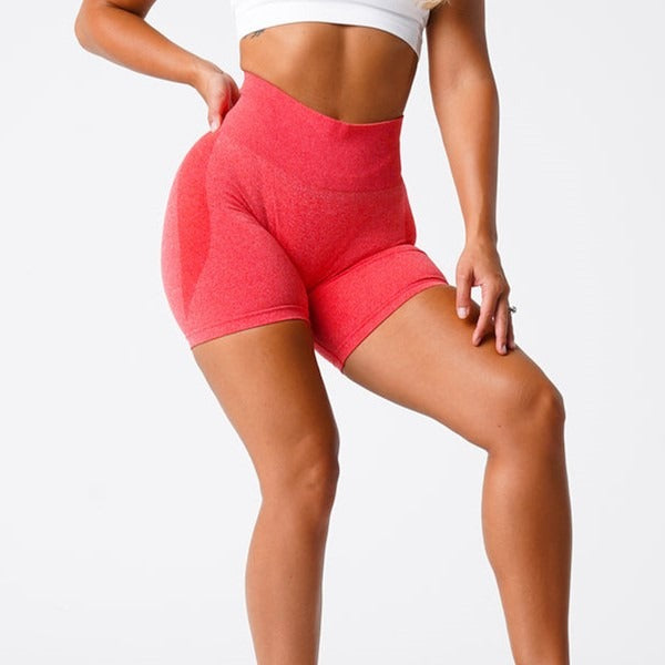 Hip Smile Face Shrink Hip Pants Side Crescent Fitness Shorts Three Point Smile Pants Yoga Shorts