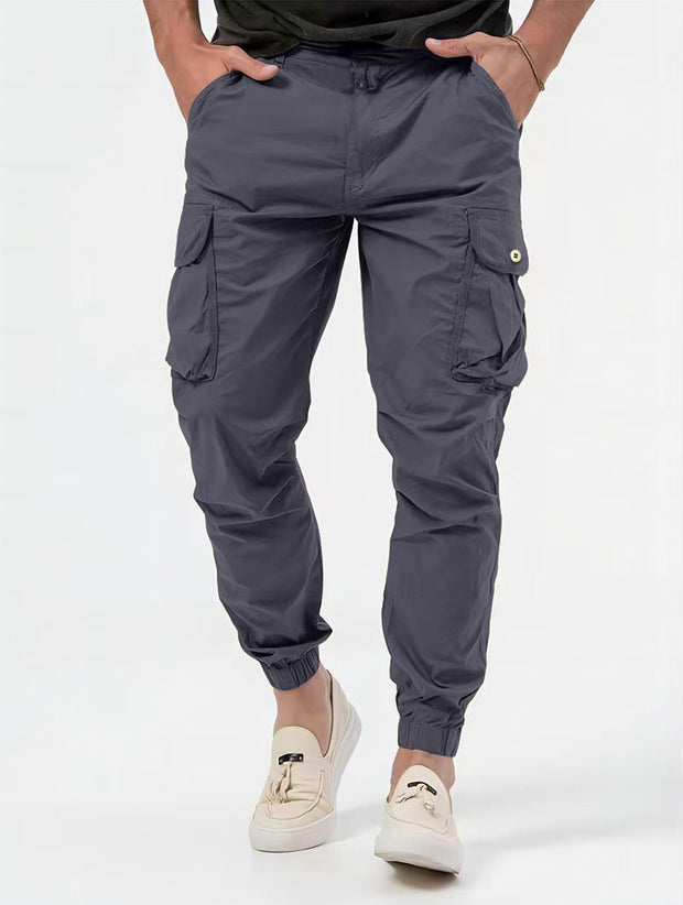 Men's Three-dimensional Bag Woven Cargo Pants Trousers