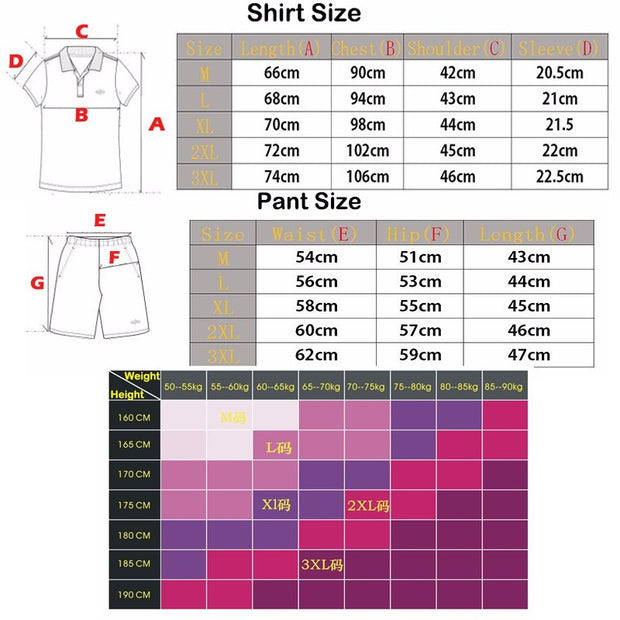 Men's Sportswear kit Short Sleeve Sports Running Suit Men Kits Training Soccer Jersey football Suits