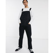 Solid Color Men's Denim Suspenders Jumpsuit