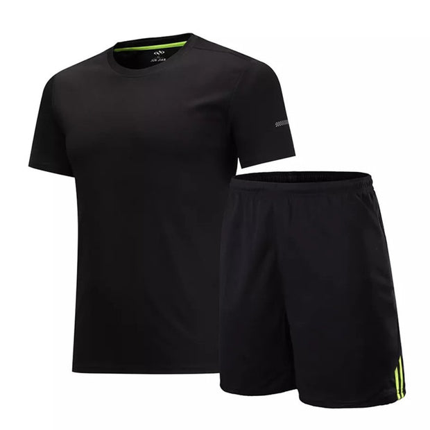 Men's Sportswear kit Short Sleeve Sports Running Suit Men Kits Training Soccer Jersey football Suits