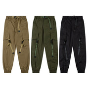 Guochao brand overalls men spring and autumn American style trousers assault pants paratrooper pants functional wind leggings