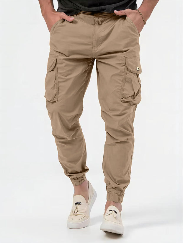 Men's Three-dimensional Bag Woven Cargo Pants Trousers