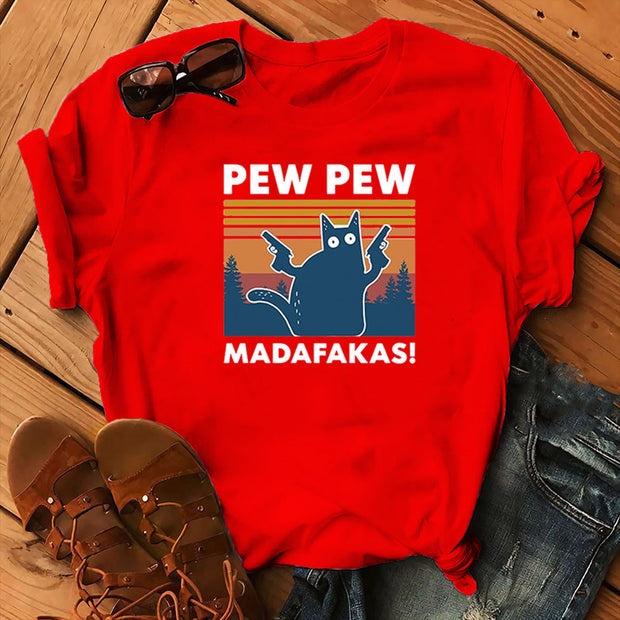 Short Sleeve Pew Maddakas T-Shirt European Size Top