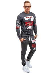 New Men Sets Fashion Autumn Spring Sweatpants