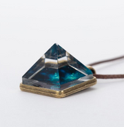 Glow in the Dark Pyramid Necklace Pendant