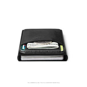 Business Men Credit Card Wallet Aluminum Cash ID Card Holder  Case Blocking Slim Metal Wallet Coin Purse Black