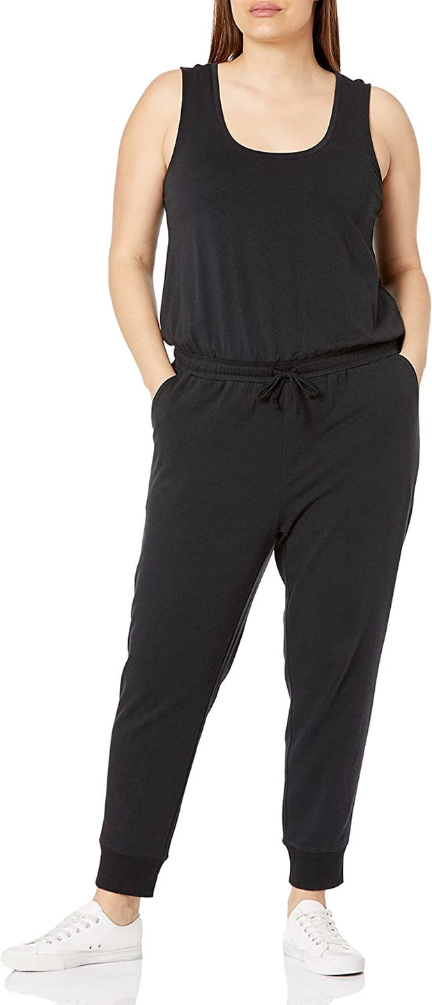 Amazon Essentials Women'S Studio Terry Fleece Jumpsuit (Available in plus Size)