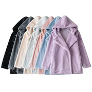 Temperament Commuter Lightly Cooked Bunny Fleece Jacket